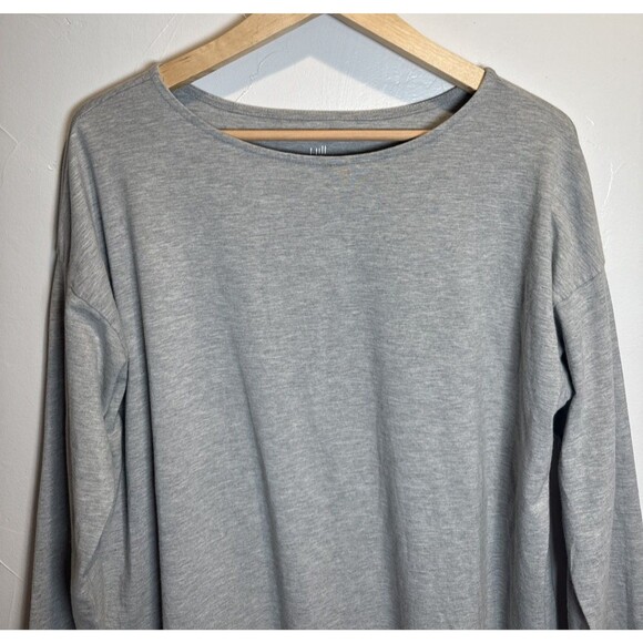 J. Jill Luxe Supima Tunic Gray Women’s Size Large - Picture 2 of 12